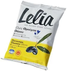 Оливки с косточкой вяленые Трубес Греция 150г