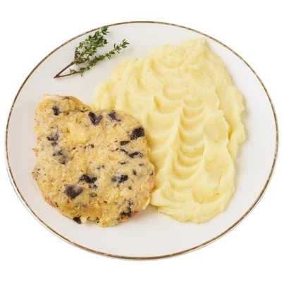 Грудка куриная под сыром и шампиньонами с картофельным пюре Деликатеска 270г-0}