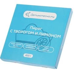 Пирог с творогом и лимоном Деликатеска 420г