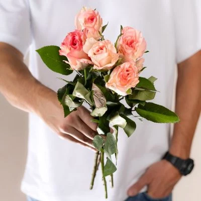 Букет роз Булевард 5шт-0}