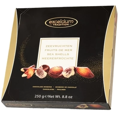Набор конфет Seashells c ореховой начинкой Excelcium Польша 250г-0}
