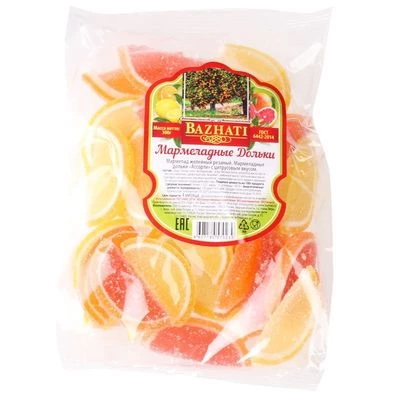 Мармеладные дольки Вazhati Ассорти Славконд 300г-1}