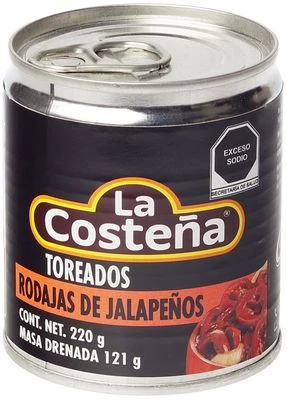 Перец Халапеньо красный жареный на гриле La Costena 220г -0}
