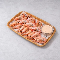Креветки Мурманские с соусом спайси 200г