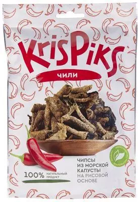 Чипсы из морской капусты KrisPiks Чили 20г - купить в Москве по ...