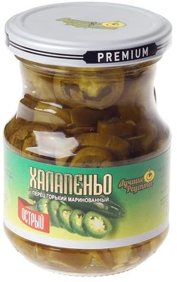 Перец горький маринованный Халапеньо ГОСТ 250г-0}