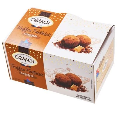 Конфеты Cemoi трюфели Фантазия с кусочками карамели Франция 200г-0}