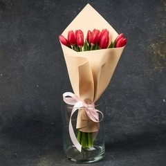 Букет тюльпанов Притяжение 15шт