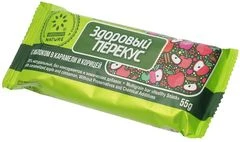 Батончик-мюсли Здоровый перекус с яблоком и корицей в карамели 55г