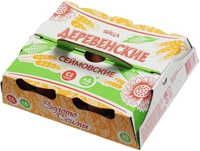 Яйца куриные деревенские С1 20шт-0}