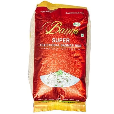 Рис басмати Супер Традиционный Banno 500г-0}