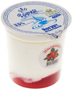 Йогурт земляника 3,5% жир., 400г