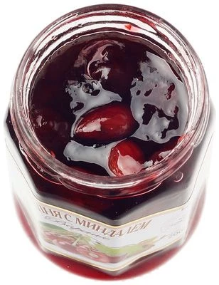 Варенье из вишни с миндалем по-домашнему без консервантов 360г-1}