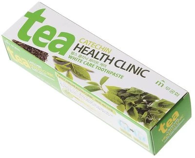 Зубная паста отбеливающая с экстрактом зеленого чая 100г-0}