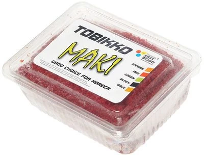 Икра летучей рыбы Тобико Маки красная 500г-1}