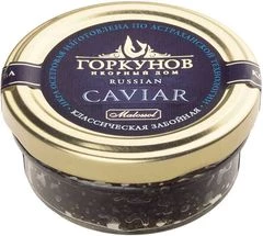 Икра черная осетровая малосоленая забойная 50г