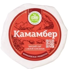 Сыр мягкий с белой плесенью Камамбер Eco Village 125г