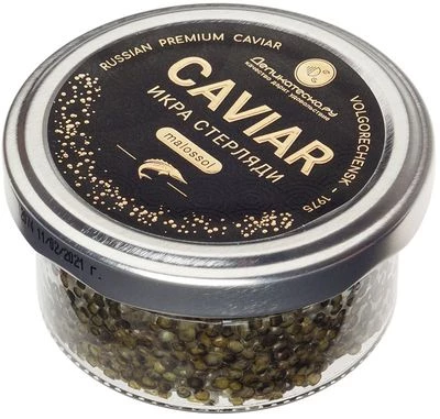 Икра черная стерляди Деликатеска 50г-0}