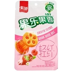 Печенье-сэндвич Jiashili с желейной начинкой с добавлением пюре малины, клюквы и клубники Китай 59г