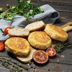 Котлеты Пожарские от Шефа из куриного филе ручная работа авторский рецепт Деликатеска 400г