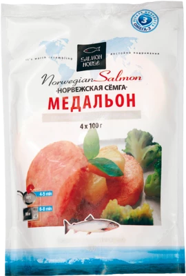 Медальоны из семги, 400г-0}