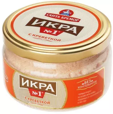 Икра деликатесная с креветкой 180г купить в Москве с доставкой на дом ...