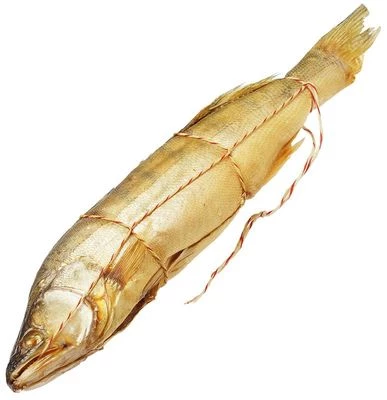 Судак горячего копчения потрошеный ~500г-0}