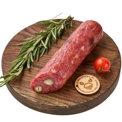 Сервелат сырокопченый Ореховый Зирбен Деликатеска ~200г-1}