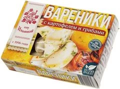Вареники с картофелем и грибами постные 450г