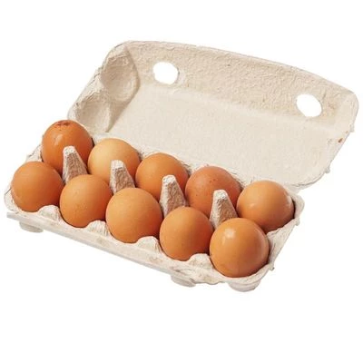 Яйцо куриное деревенское отборное 10шт -1}