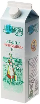 Кефир Вологжанка 1% жир. 1л купить в Москве с доставкой на дом от ...