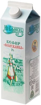 Кефир Вологжанка 1% жир. 1л -1}
