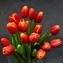 thumb-Букет красно-желтых тюльпанов 15шт-2}