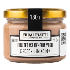 Паштет из печени утки с яблочным конфи 180г