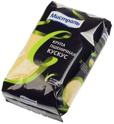 Крупа пшеничная Кускус из твердых сортов пшеницы Мистраль 450г-1}