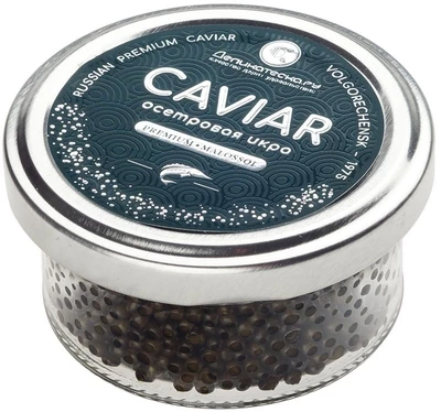 Икра черная осетровых рыб Деликатеска 50г-0}