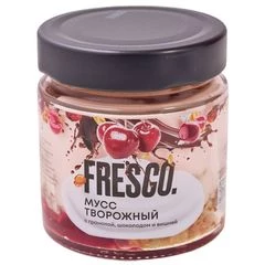 Мусс творожный Гранола-шоколад-вишня FresCo 140г РАСПРОДАЖА