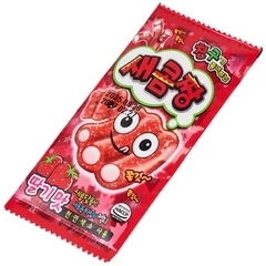 Конфеты мармеладные со вкусом клубники Корея 35г