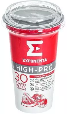 Напиток высокобелковый Exponenta High-Pro со вкусом клубники и арбуза ...