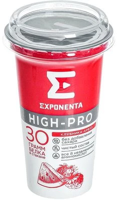 Напиток высокобелковый Exponenta High-Pro со вкусом клубники и арбуза 250г-0}