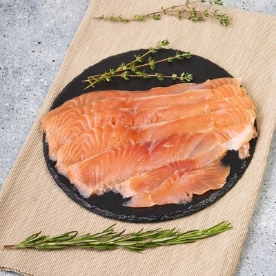 Форель слабосоленая ломтики Деликатеска 150г-1}