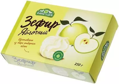 Зефир Белевский Яблочный ручной работы 250г - купить в Москве по ...