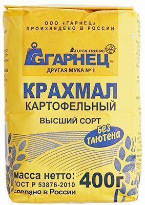 Картофельный крахмал Гарнец 400г - купить в Москве по выгодной цене в ...