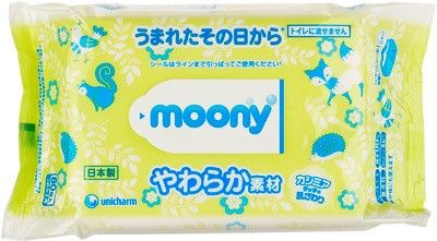 Влажные салфетки MOONY для детей
