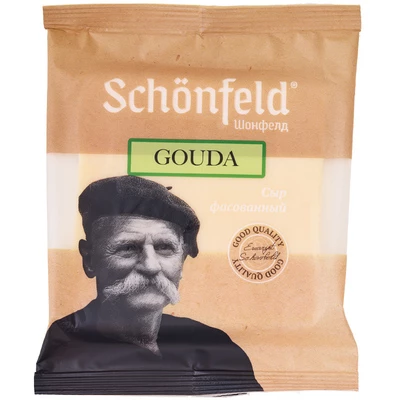 Сыр Гауда Schonfeld 45% жир. 180г-0}