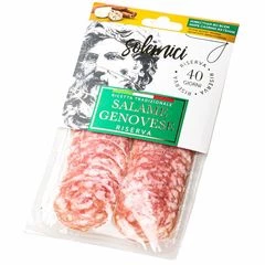 Колбаса сыровяленая Салями Дженовезе Solemici нарезка 50г
