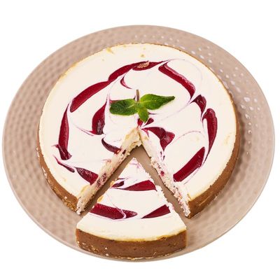 Торт чизкейк малиновый неразрезанный 850г-1}