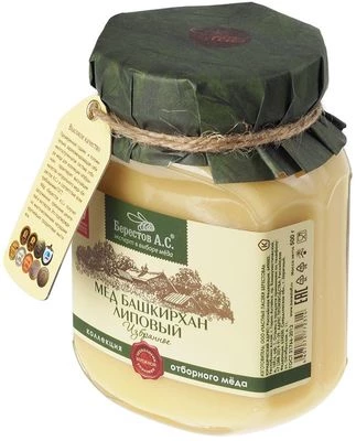 Мед Башкирхан липовый нежный 500г-1}