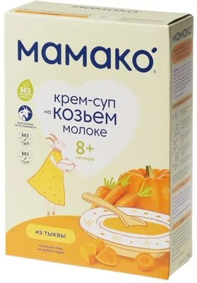 Крем-суп из тыквы детский на козьем молоке с 8 месяцев 150г-1}