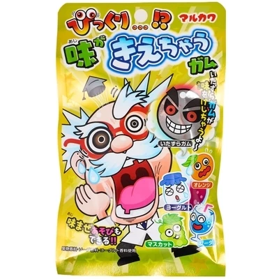 Резинка жевательная Marukawa Странный профессор Ассорти Япония 40г-0}